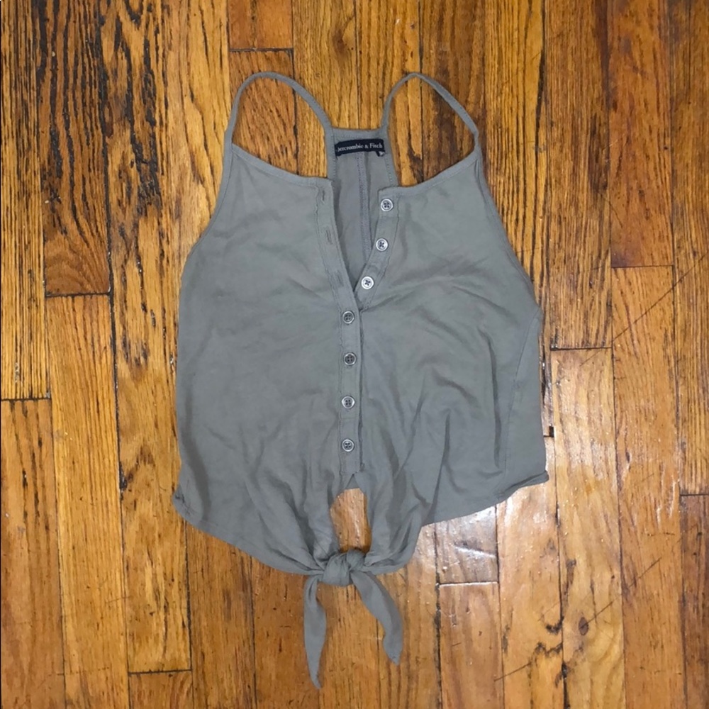 SOLD Abercrombie & Fitch tie front top